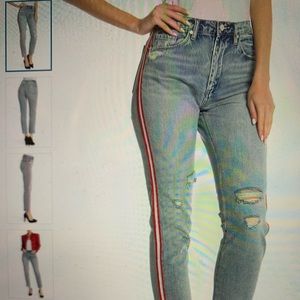 BLANKNYC The Rivington High Rise Tapered Crop Jean